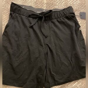Black medium mens shorts -new